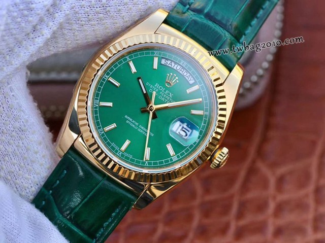勞力士Day-Date系列手錶 Rolex最經典的系列男士皮帶腕表  gjs1850